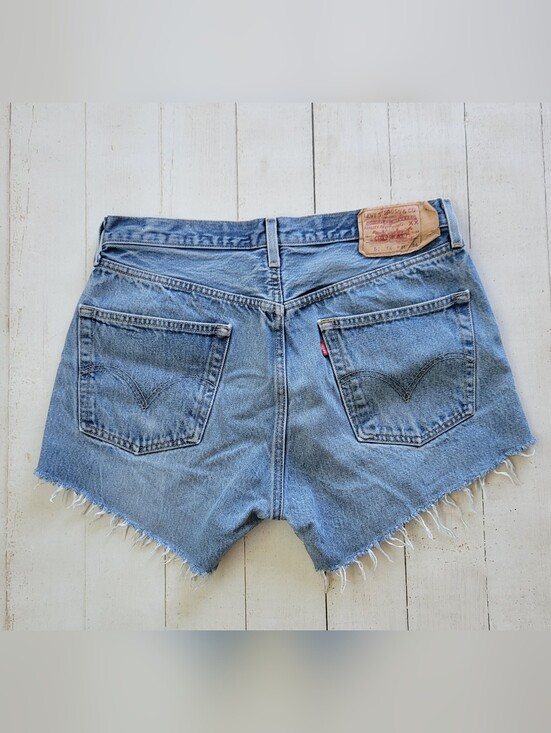 Levi's Other - Vintage Levis 501XX Shorts Mens 36x4 Blue Distressed Denim Cut Off Jeans